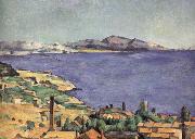 Paul Cezanne Gulf of Marseille 2 painting